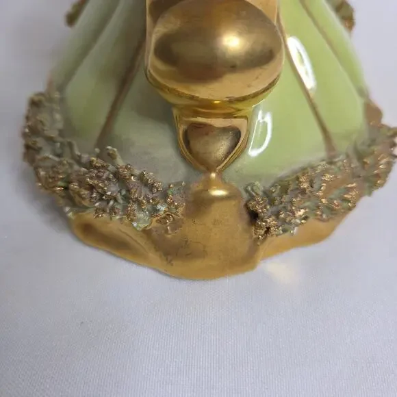 Vintage Ceramic Capodimonte-style Sesto Florentino Candelabra Made in Italy